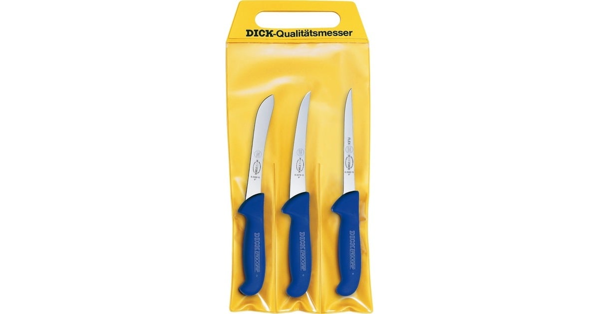 DICKErgoGrip Messenset Vis  (Blauw, 3-delig)