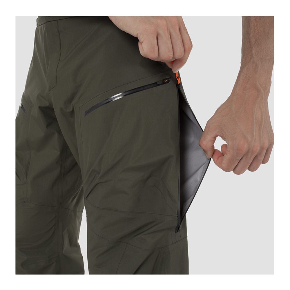 Salewa SELLA 3L POWERTEX - Pantalon ski Homme dark olive