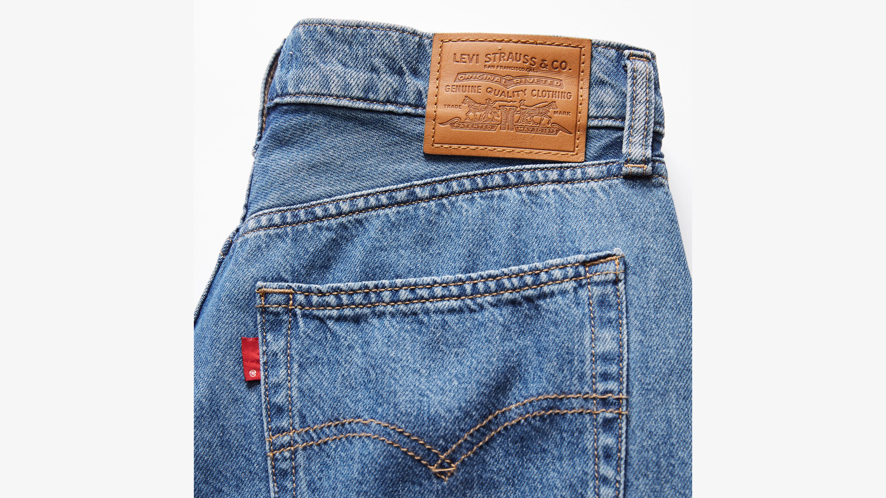 Jean Baggy Dad Wide Leg Lightweight - Cause And Effect - Bleu