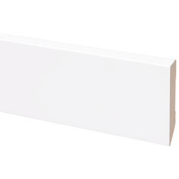 Dekrand MDF wit folie 100x17 mm 260 cm