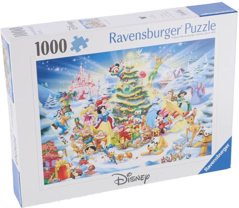 PUZ - Disney Kerst - Legpuzzel - 1000 Stukjes - Kleurrijke Illustratie