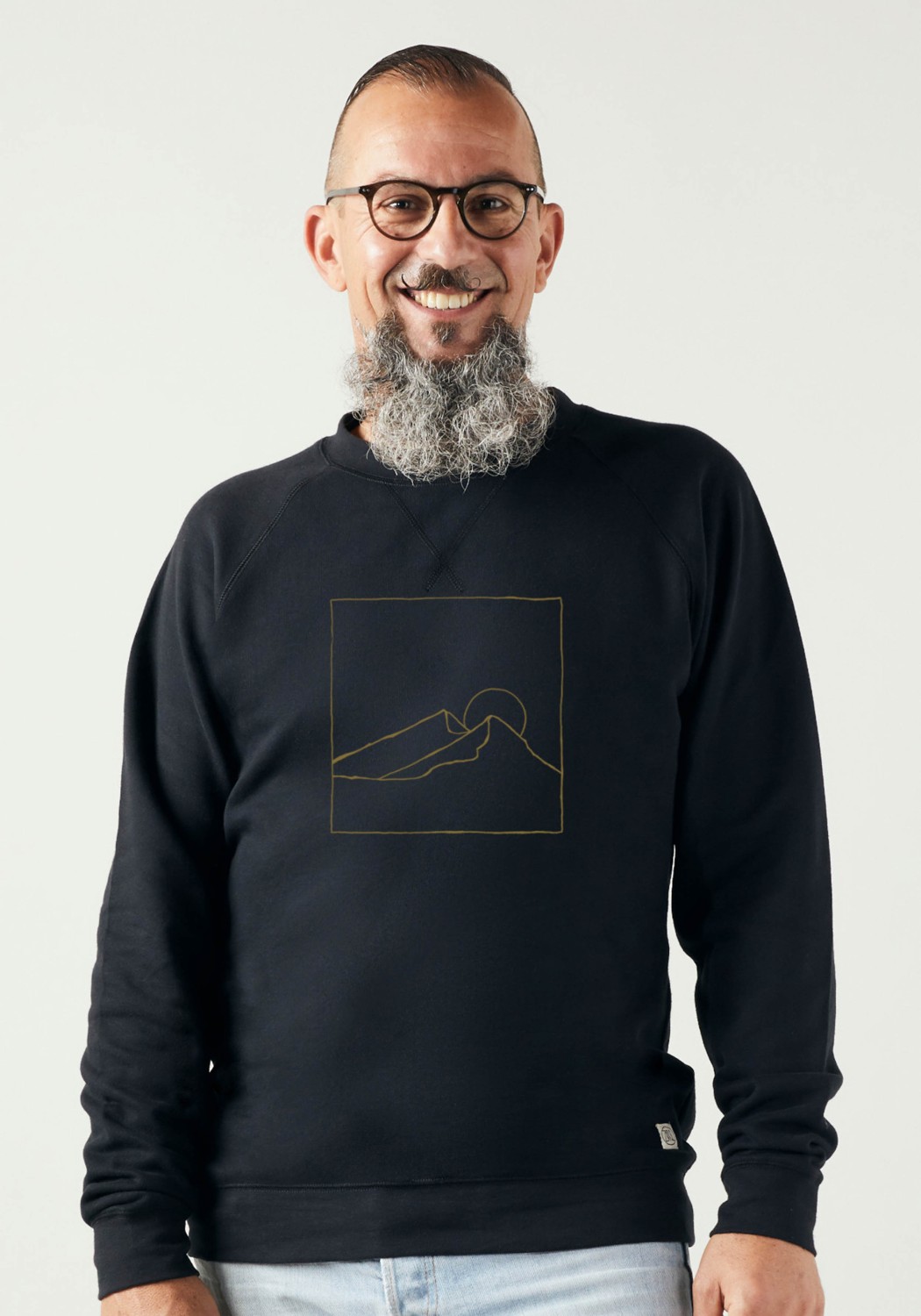 WE ARE ZRCL Herren-Sweater Ridge Black