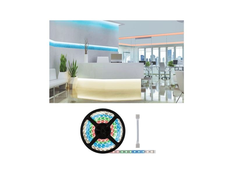Paulmann MaxLED 500 LED Strip RGBW inkl. Adapterkabel 10 m Universal-Bandleuchte