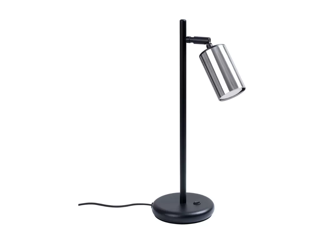 Lampe à poser Vespera noir-chrome