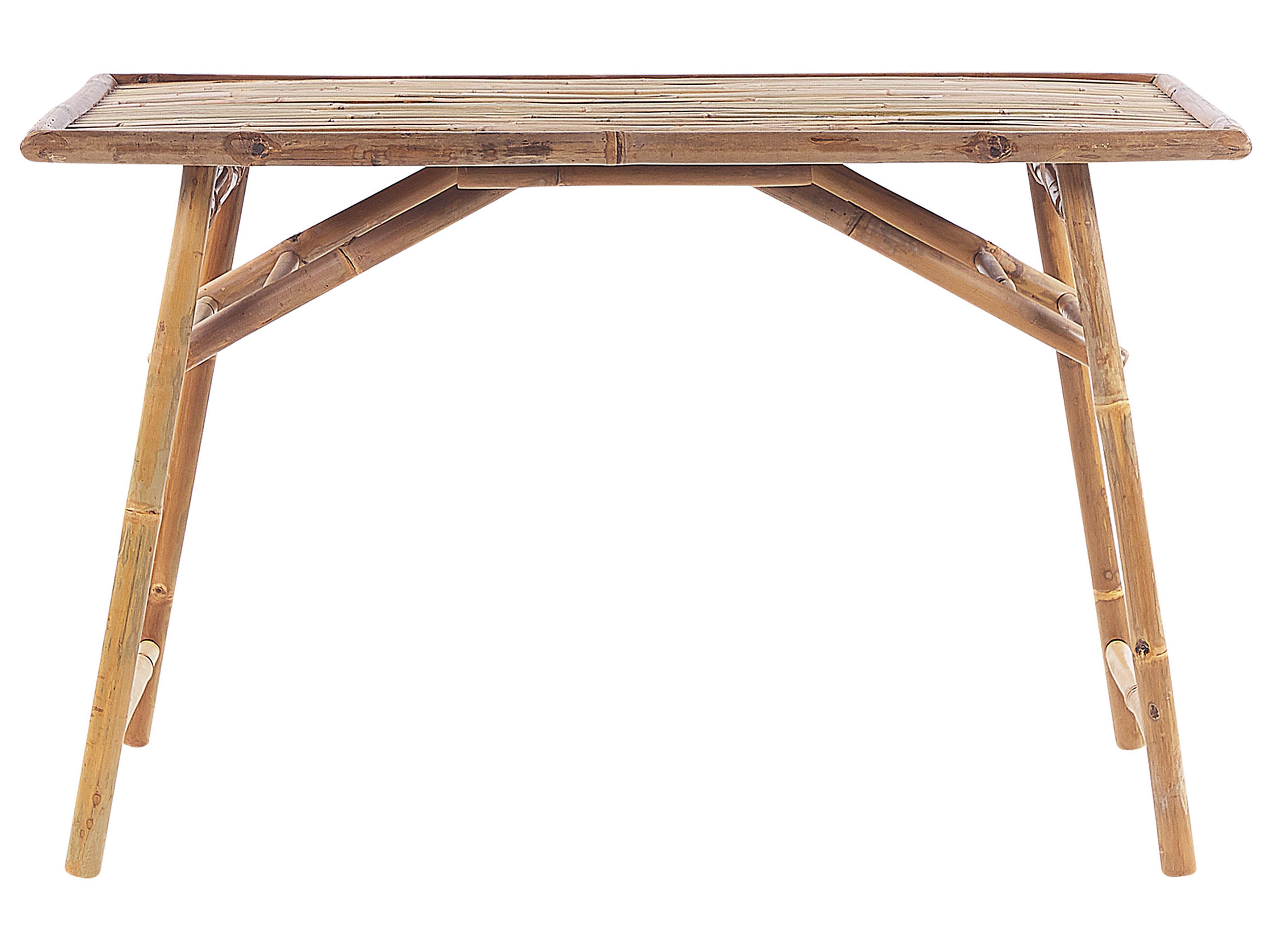 Tuin eettafel MOLISE 120 cm 69 cm Bamboehout Lichtbruin