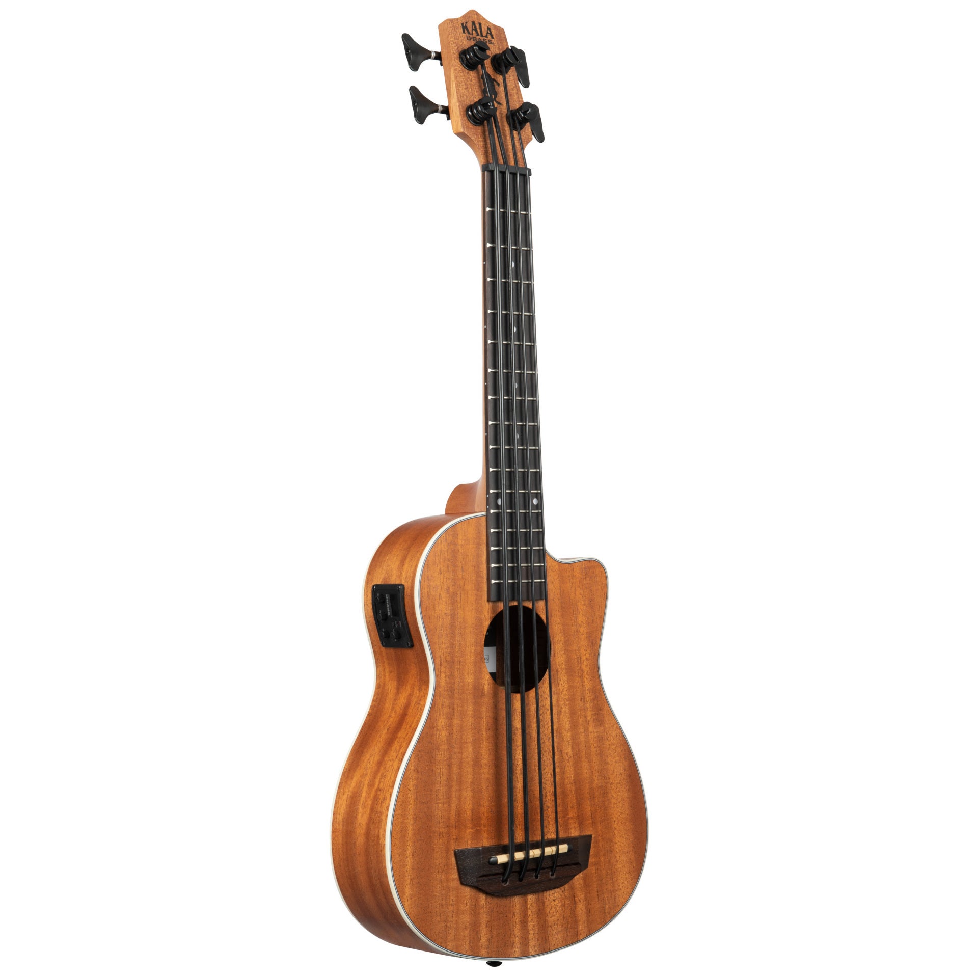 Kala U-Bass Scout Fretted bas ukelele met gigbag