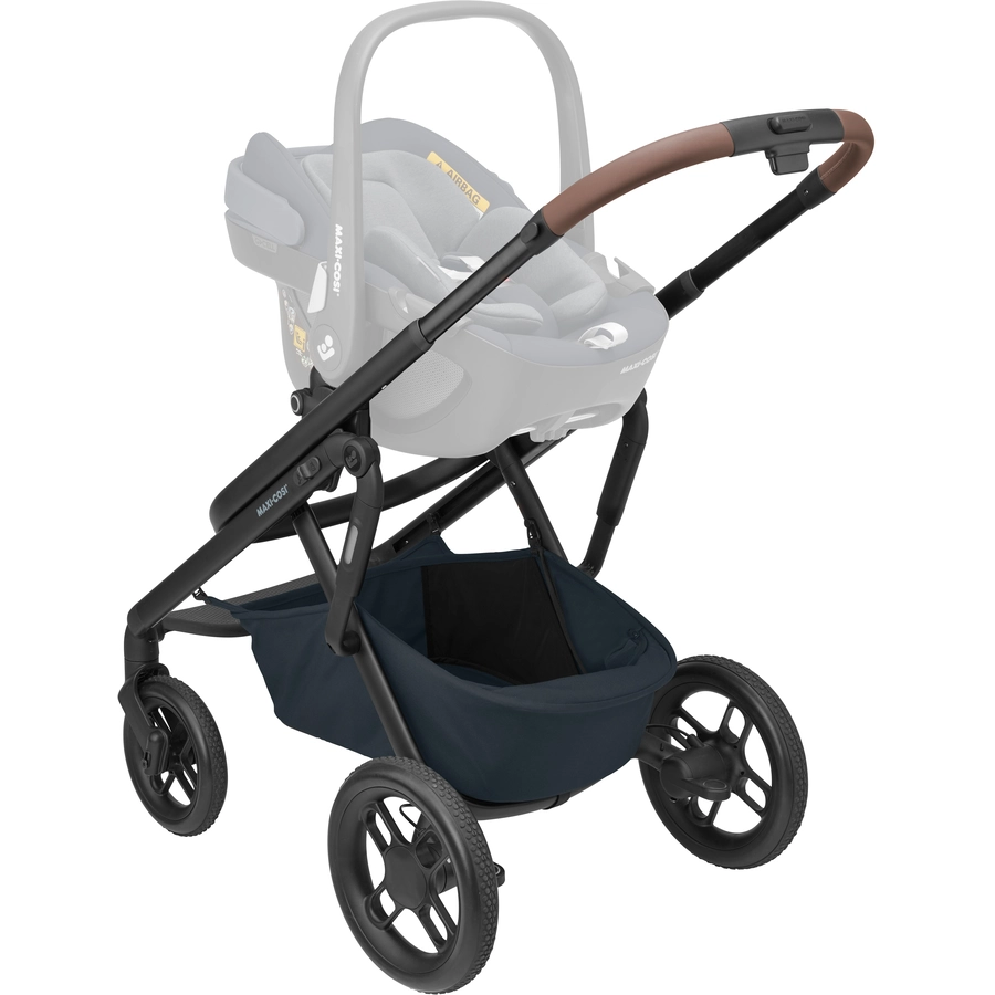 MAXI COSI Kombikinderwagen Lila XP Plus 3 in 1 Set Essential Graphite mit Babyschale Pebble 360 Essential Black