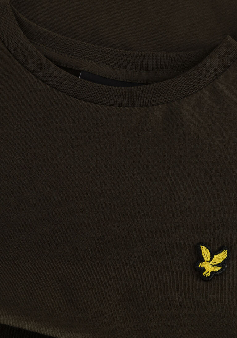 LYLE & SCOTT olijf lyle & scott t-shirt plain t-shirt b