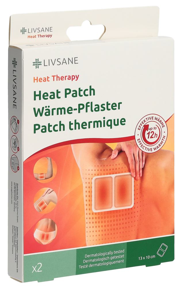 LIVSANE Wärme-Pflaster<br>2 Stück