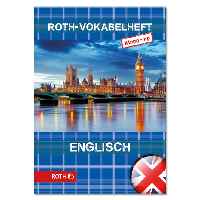 Vokabelheft Englisch - Klapp-up  - A5 - 1 Stück