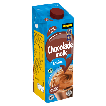 Jumbo Chocolademelk Halfvol 1 L