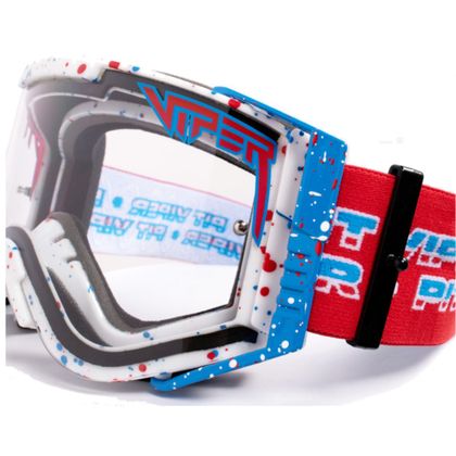Masque cross Pit Viper BRAPSTRAP - THE ROOST ROCKET 2024 - Bleu / Rouge