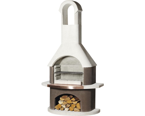 Buschbeck grillhaard St. Moritz 65 x 110 x 203 cm bruin