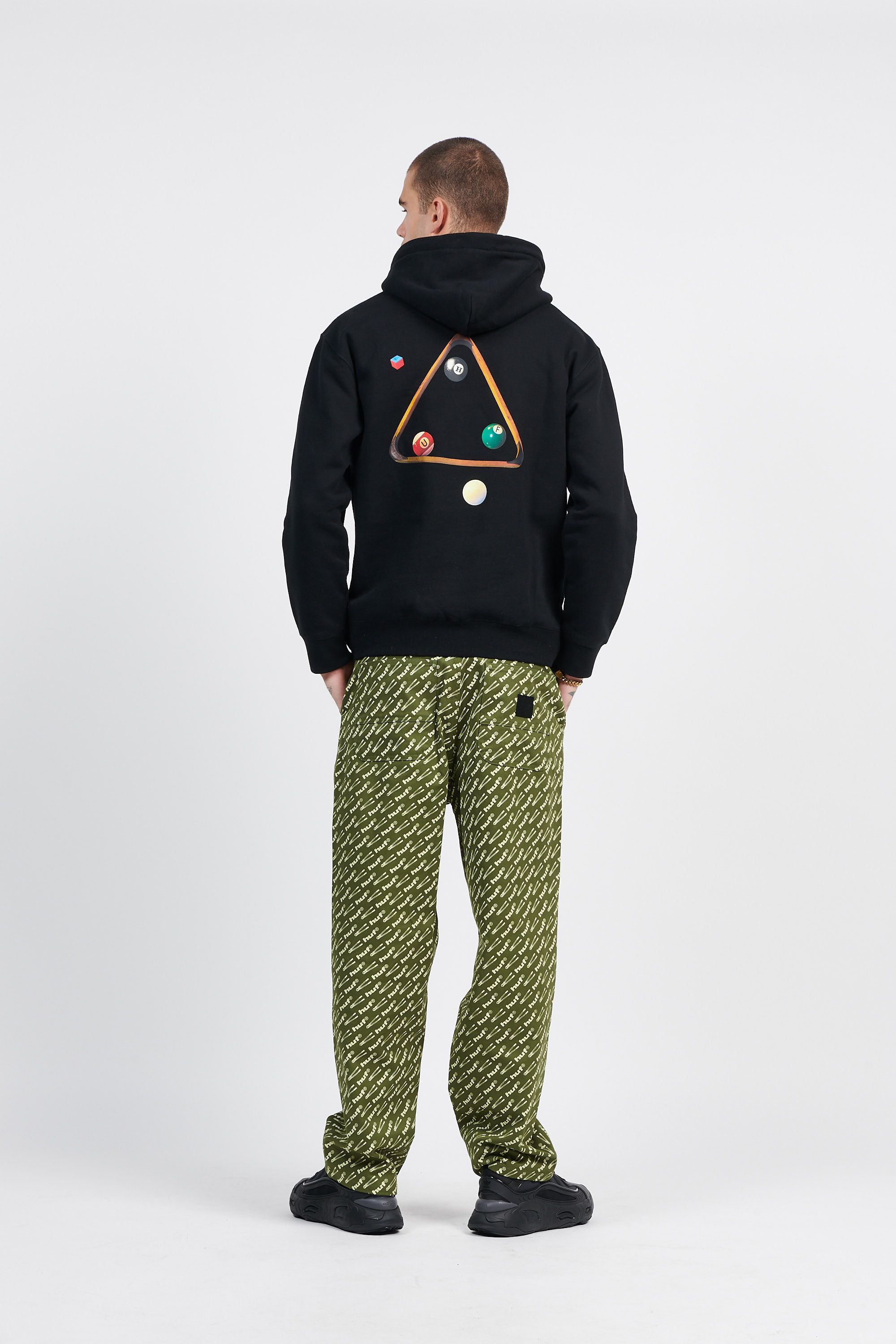 HUF Hoodie DIRTY POOL TT HOOD Noir