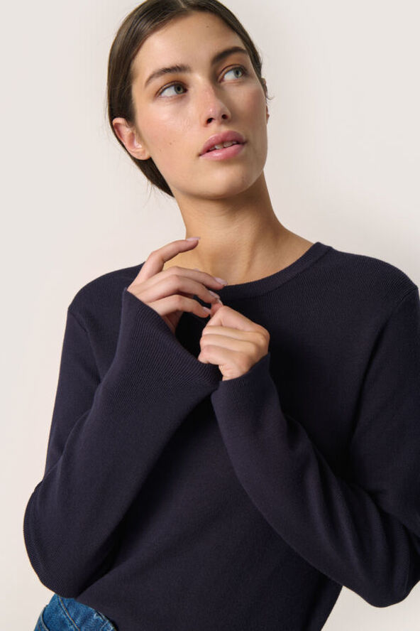 Soaked in Luxury SLPina Pullover LS Night sky