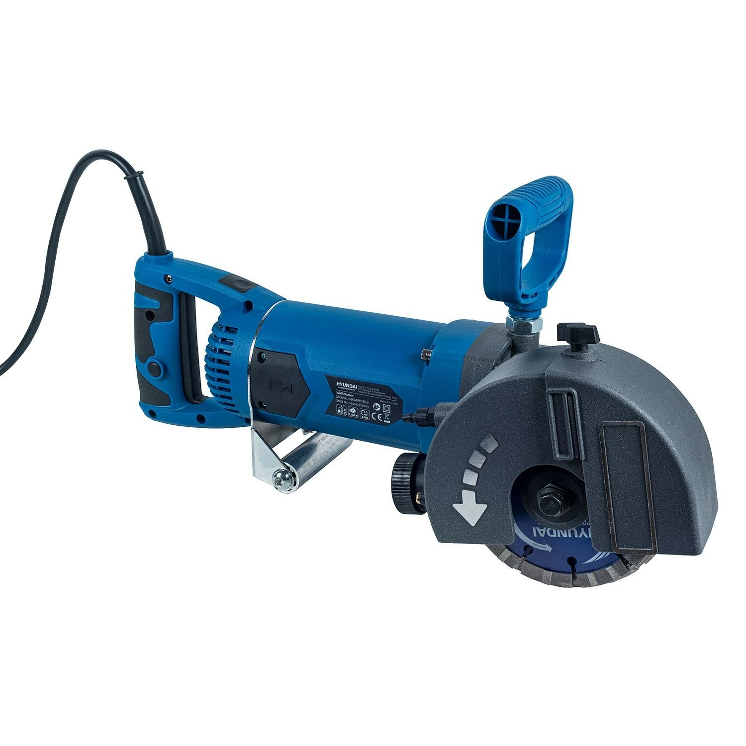 Hyundai 56434 Muurfrees 3300W 5 diamant bladen – gepatenteerde freestechniek