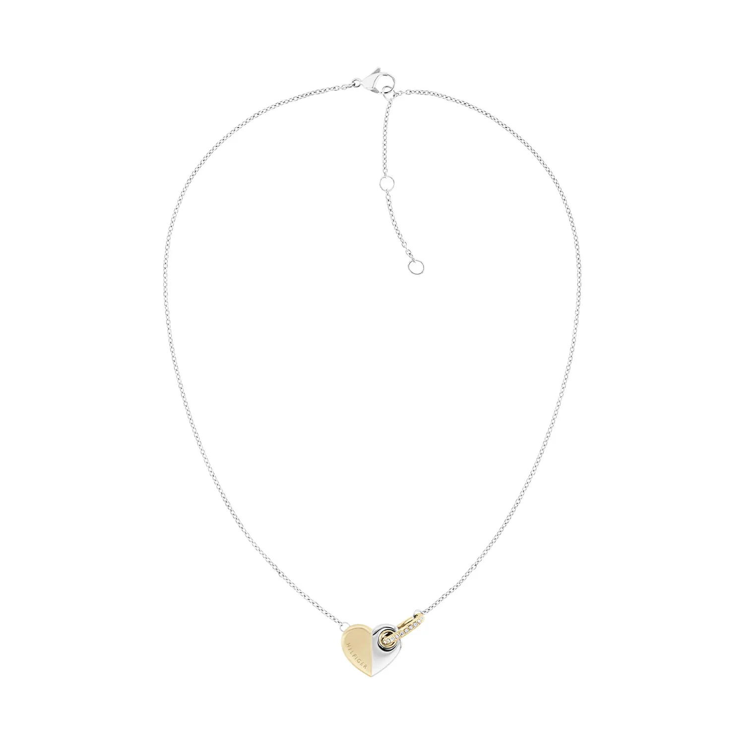 Tommy Hilfiger Necklace Heart Halskæde Rustfrit Stål 2780878