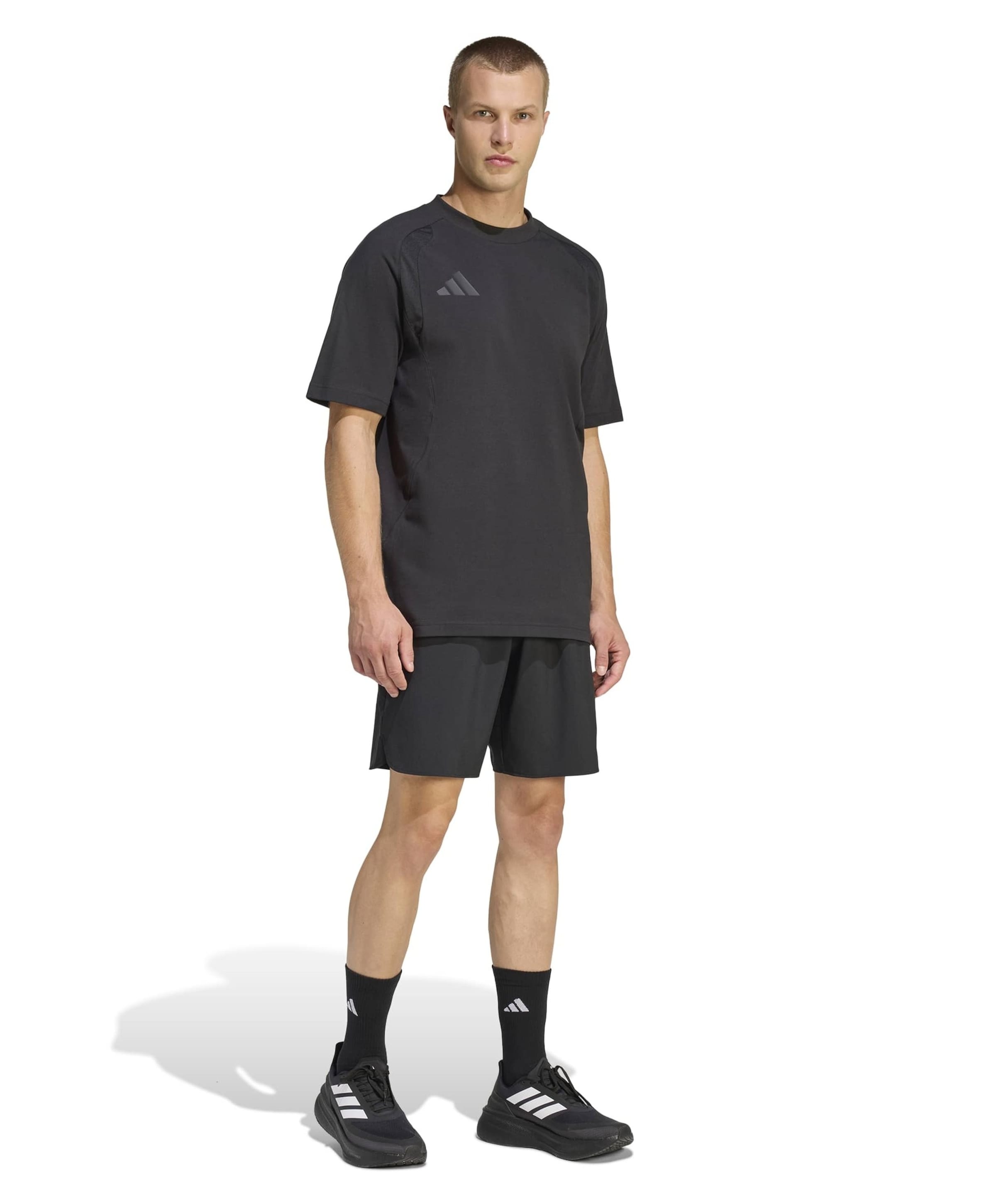 Adidas Heren T-shirt zwart