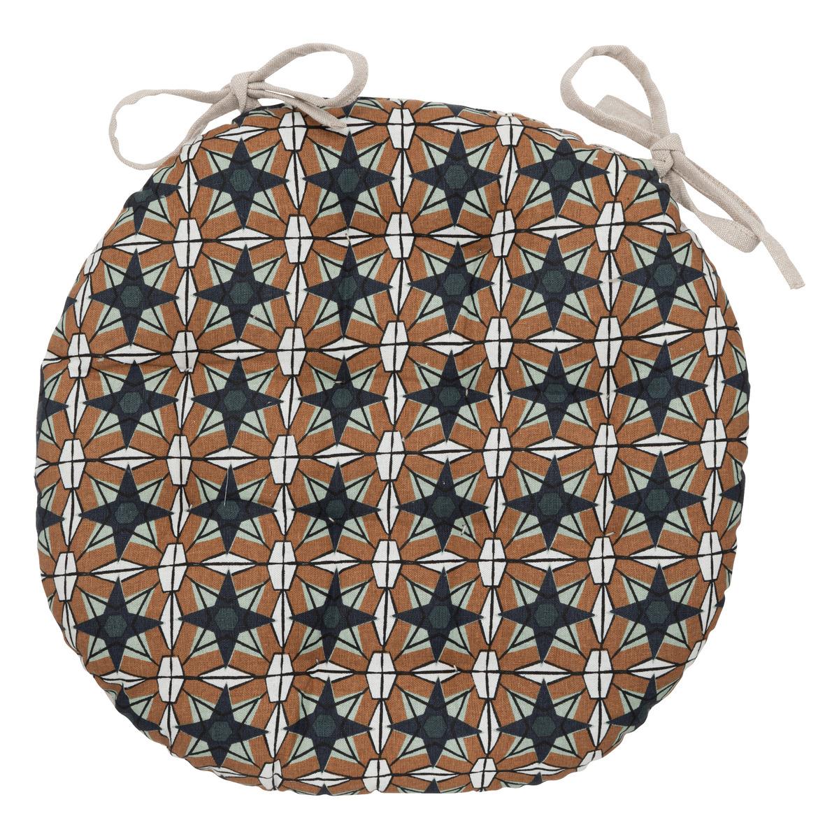 GALETTE COTON IMPRIME CAFE BORDELAIS D.38CM