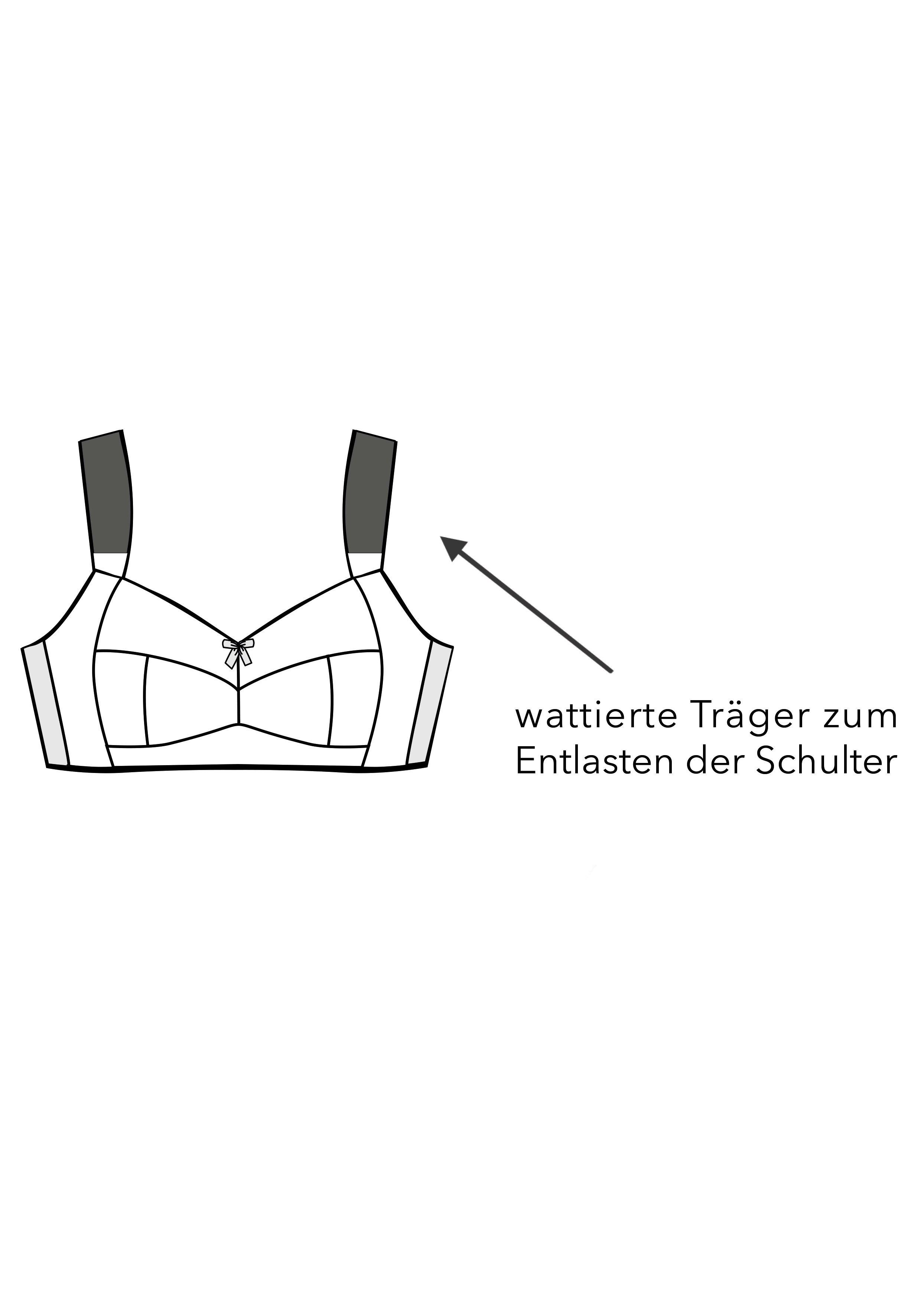BH ohne Bügel mit leicht transparenter Spitze