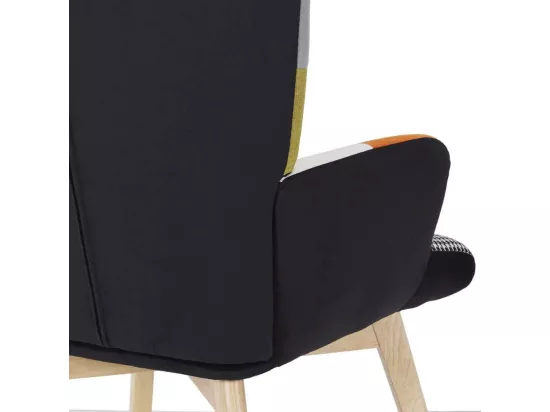 Fauteuil Helsinki Patchwork Multicolore