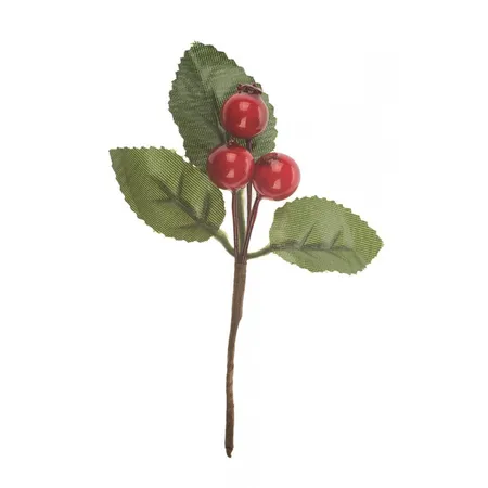 Glorex Deco-Beeren, rot, 9mm