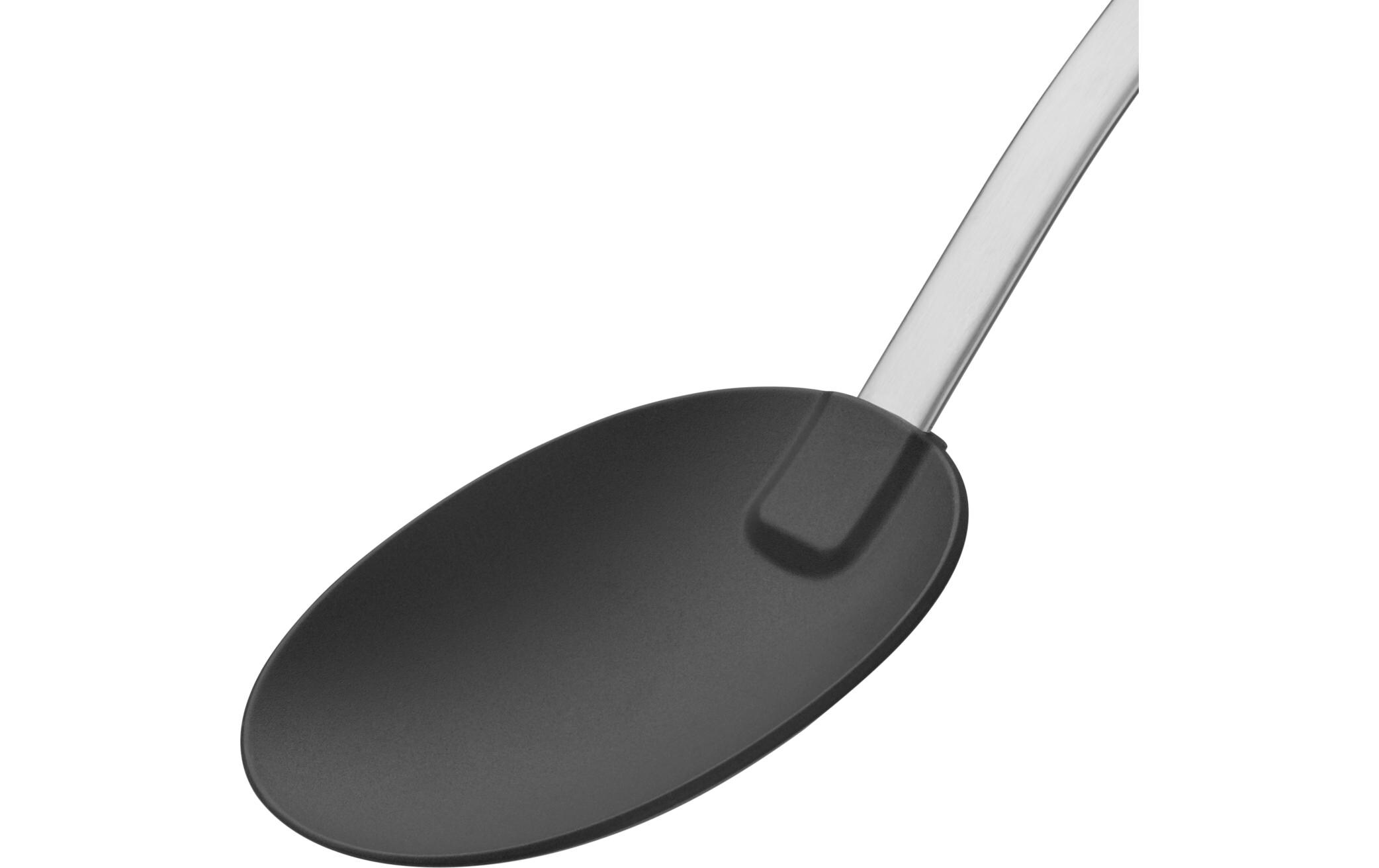 Schöpflöffel Classic Line Schwarz/SilberServierlöffel mit Griff aus rostfreiem Edelstahl