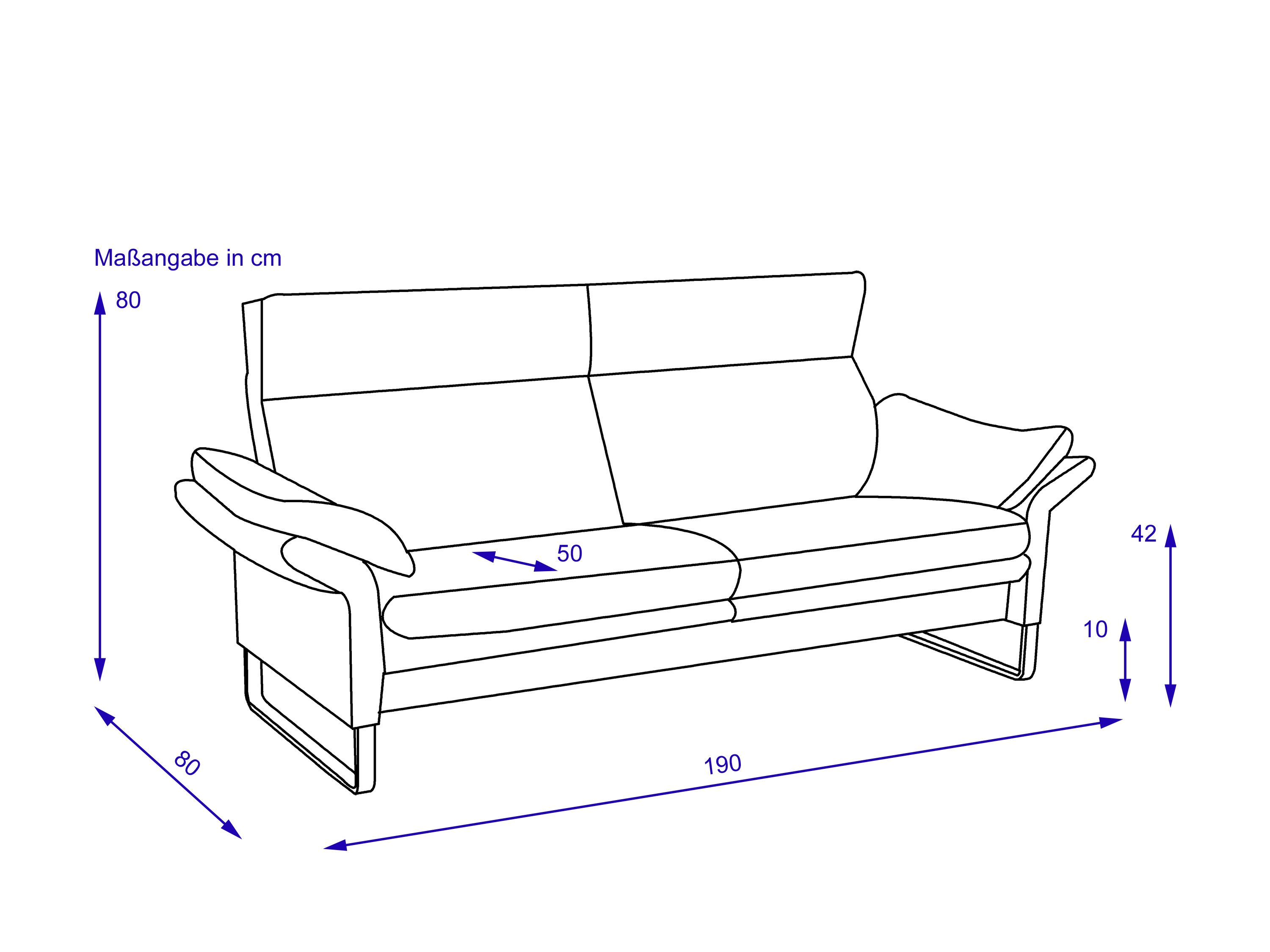 Sofa 2,5-Sitzer LUCCA