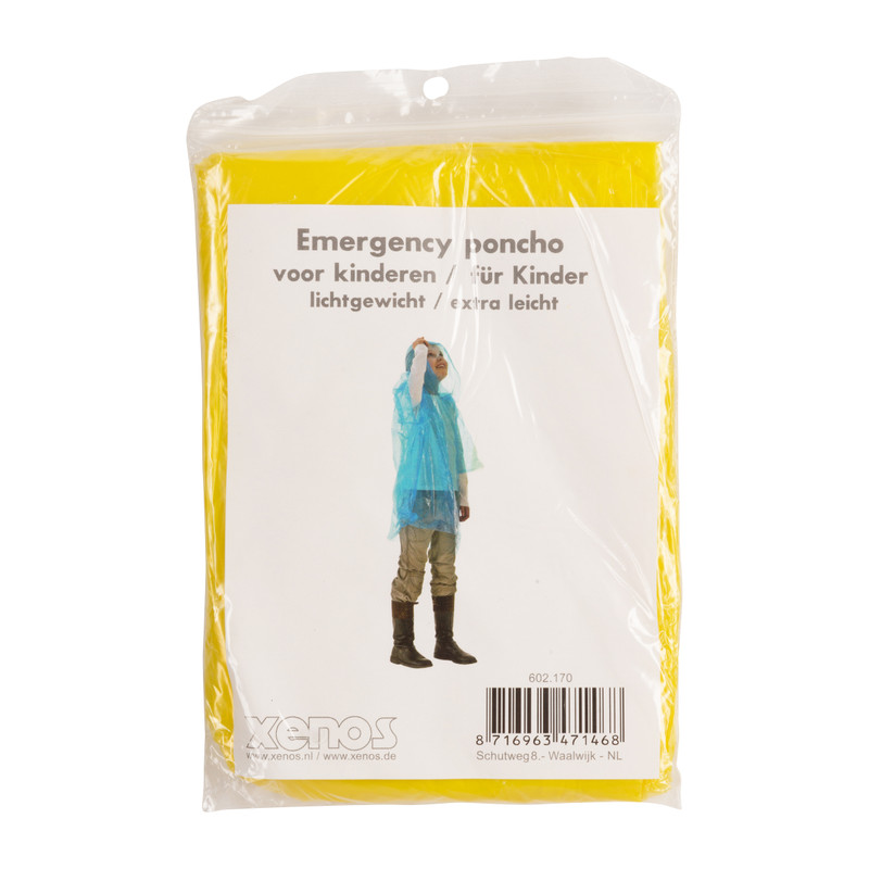 Emergency poncho kids - diverse kleuren