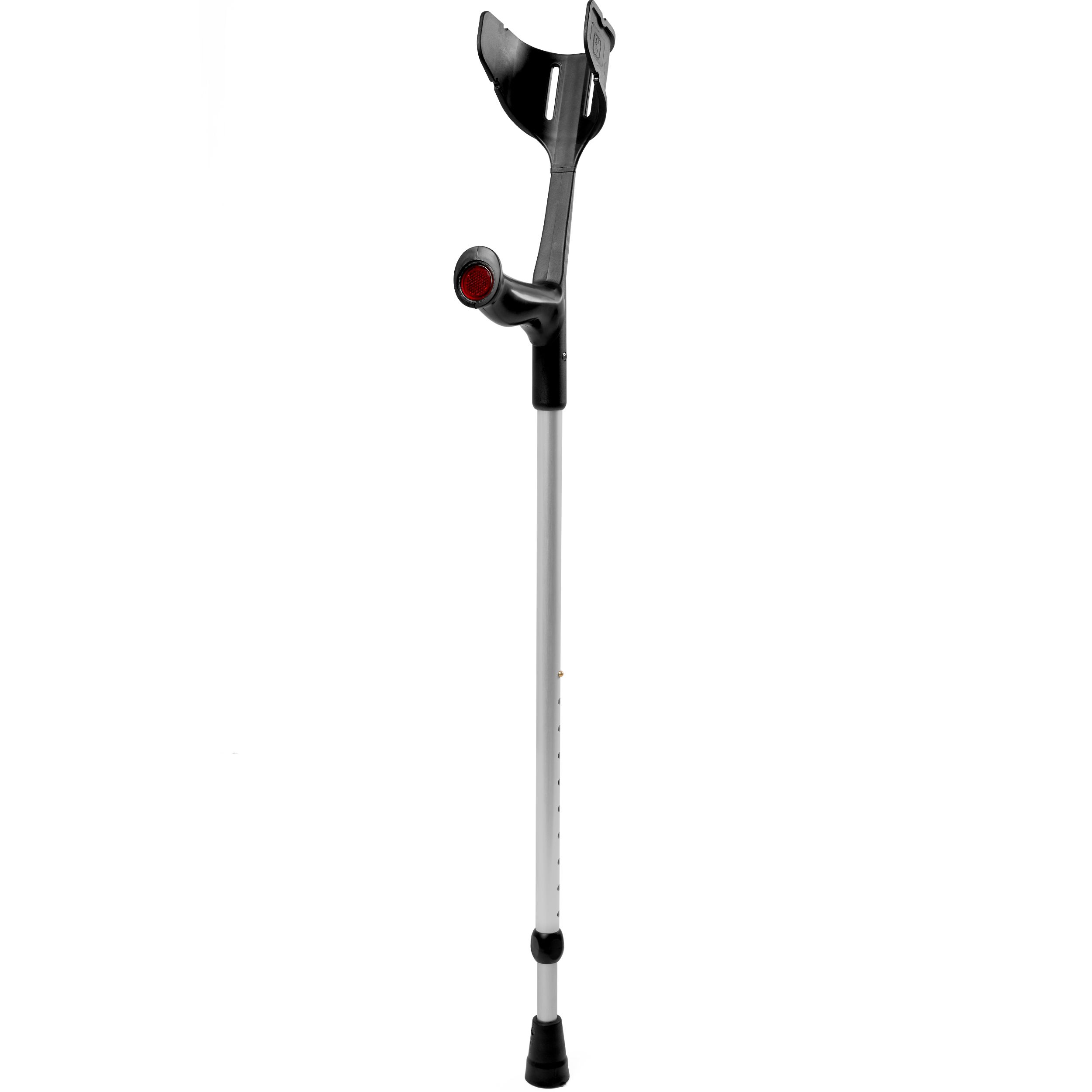 Pulox Magic-Soft - Krücke mit Soft-Grip - Einzeln (1 Stk.) in Tiefschwarz
