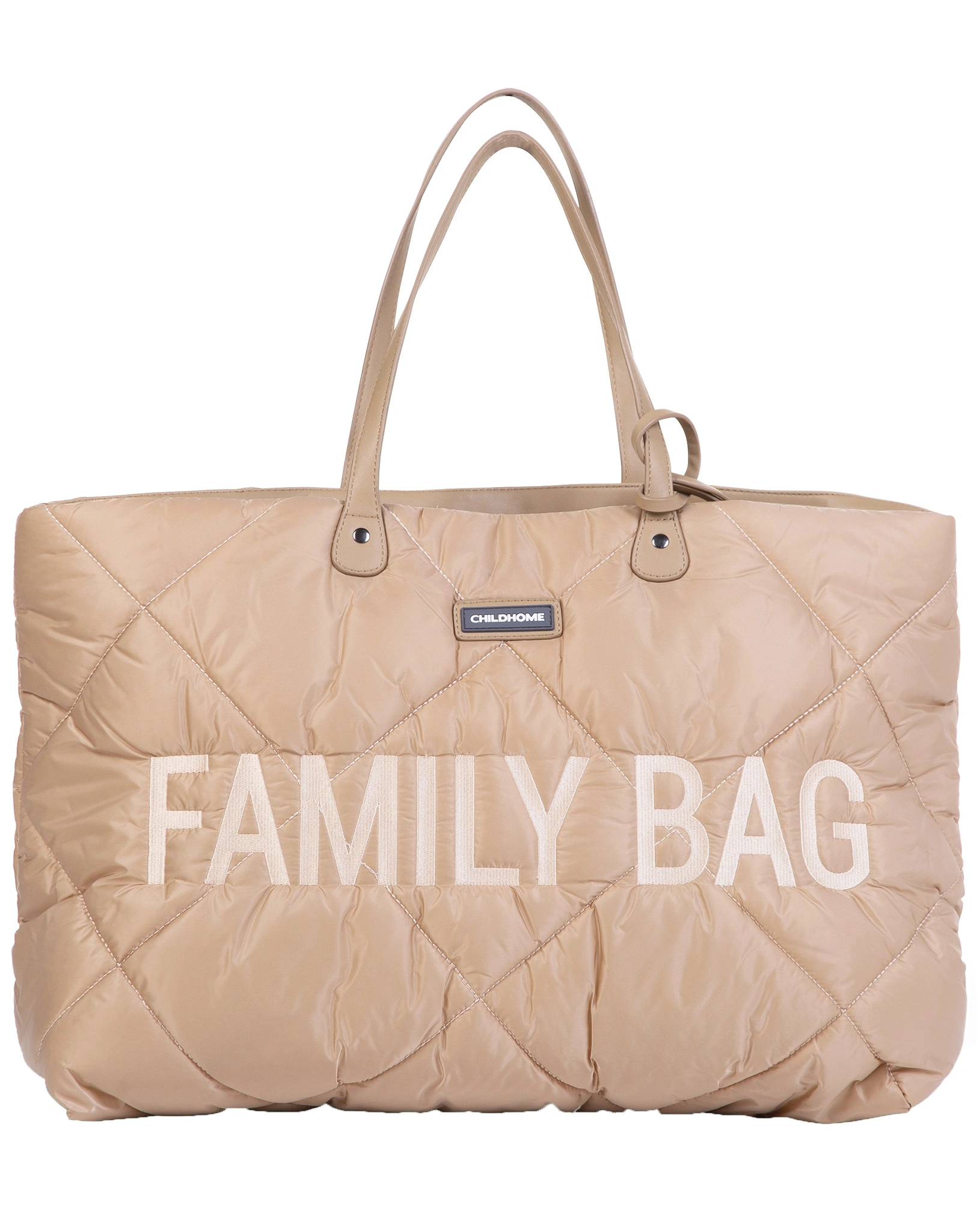 Wickeltasche FAMILY BAG QUILTED (55x18x40) in beige