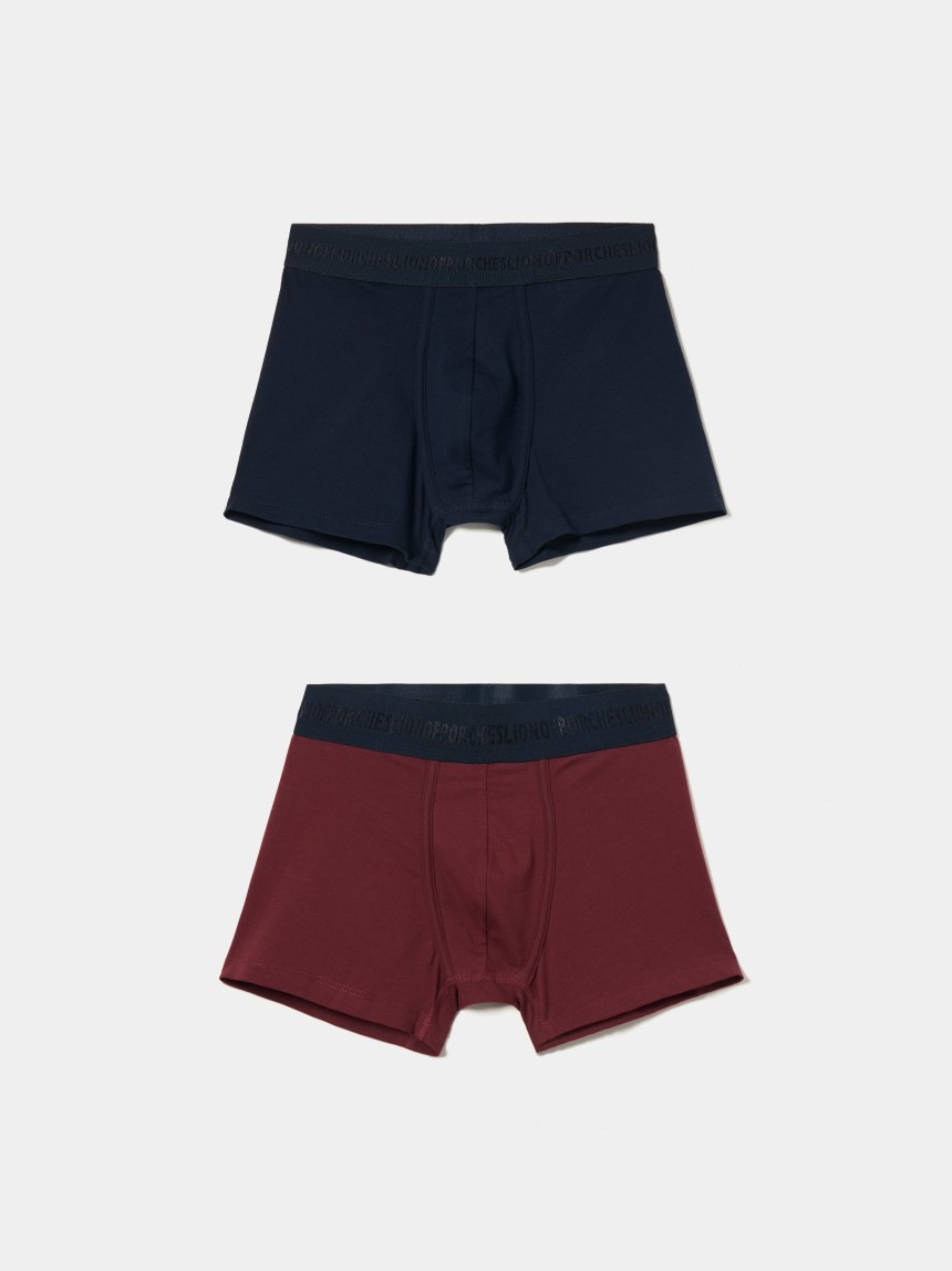 Pack dois boxers em algodão