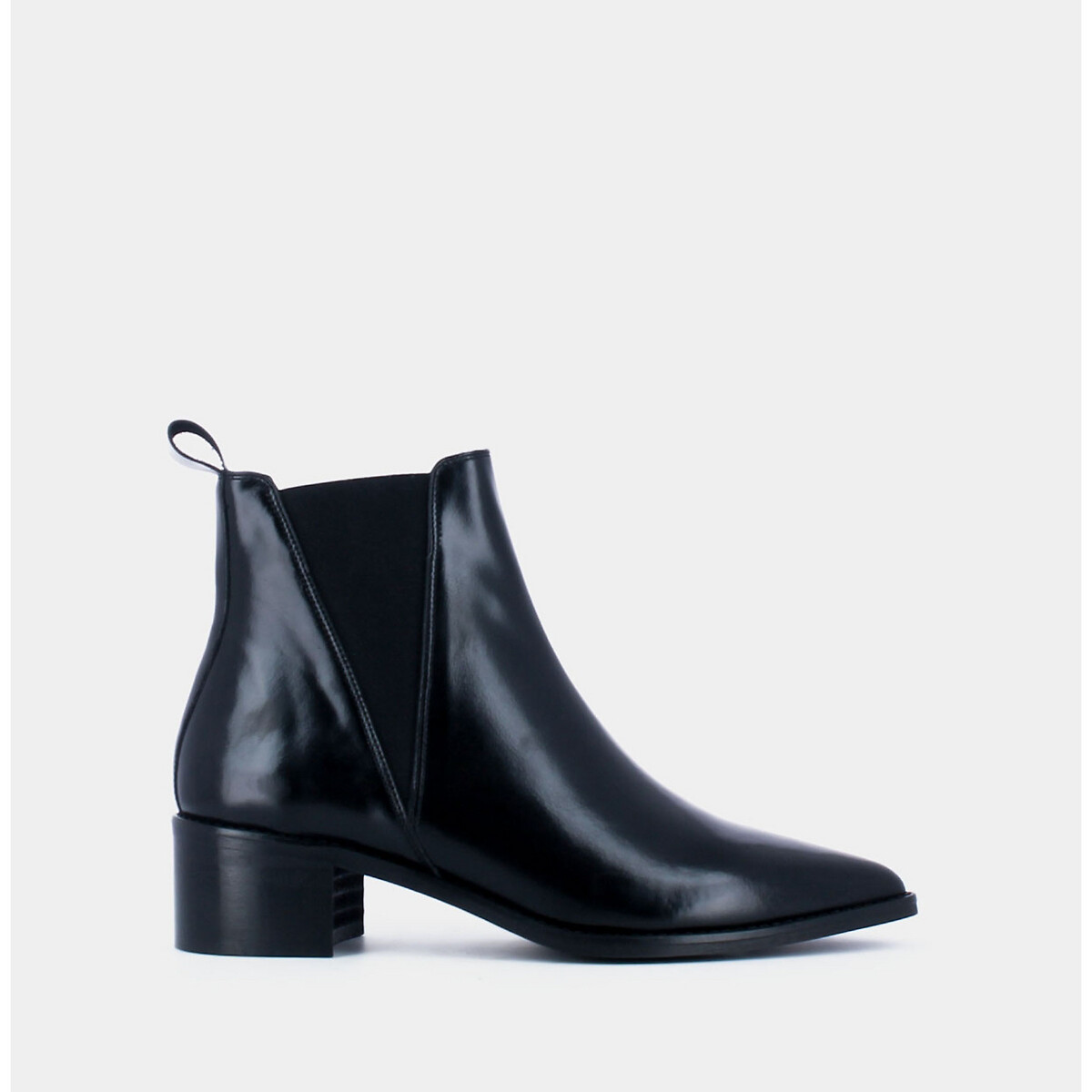 JONAK<br>Botas Chelsea de couro com bico fino Anoki