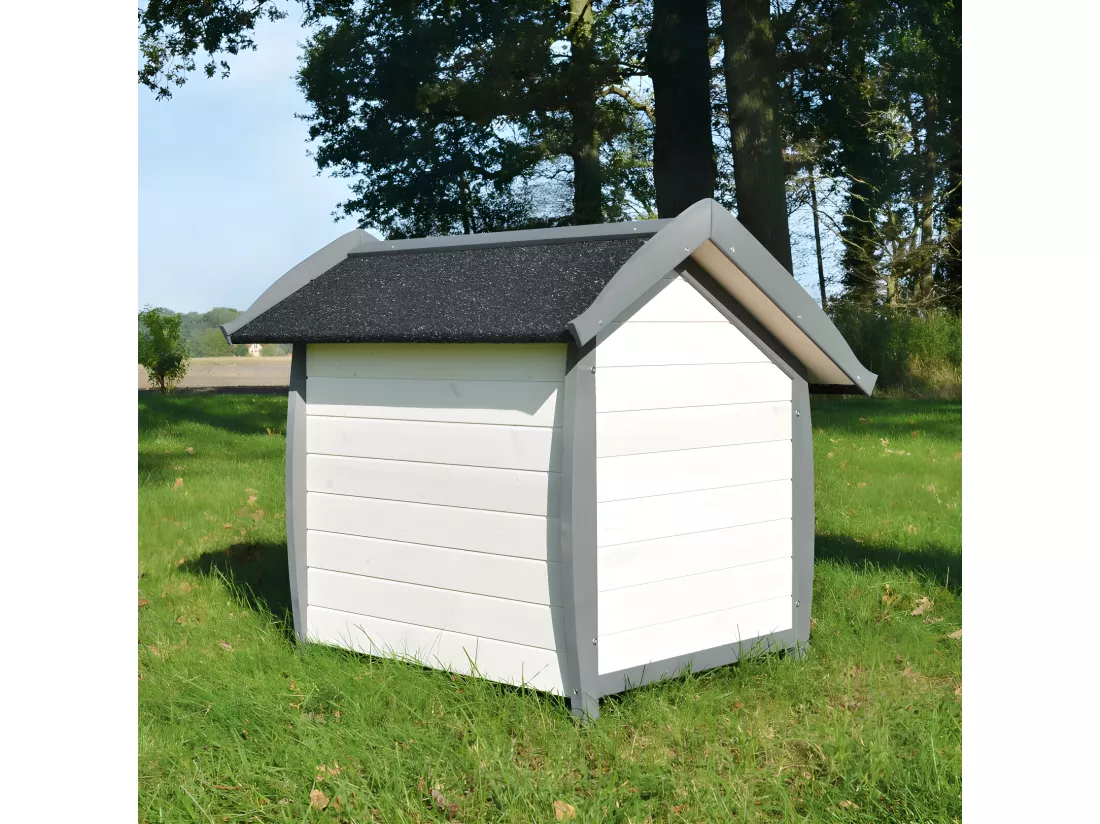 Niche Chien en bois moderne de haute qualite BELLA 223 Taille XL 97 x 111 x 108 cm