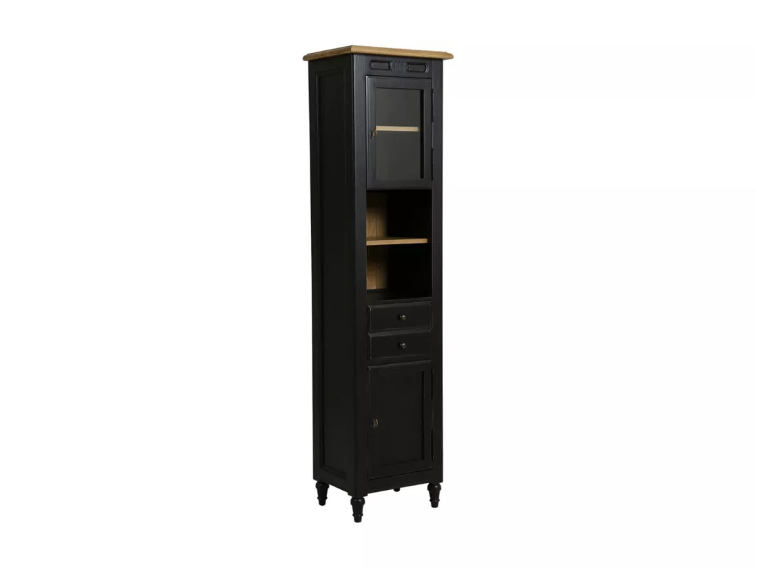 Colonne de salle de bain Bois-MDF Noir - Manoir Interior's