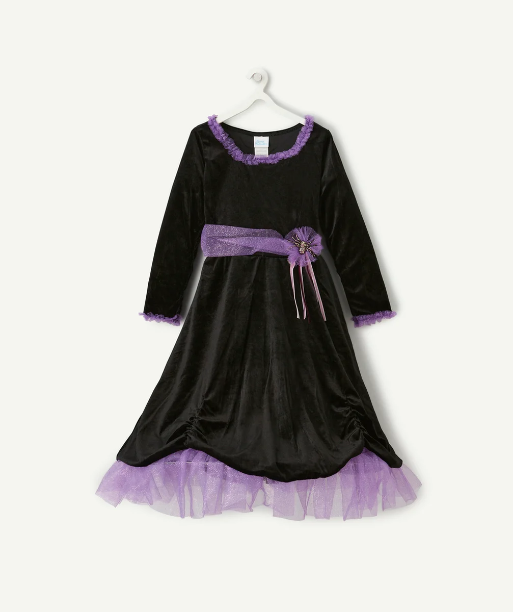 GREAT PRETENDERSDÉGUISEMENT VERA LA SORCIÈRE EN VELOURS NOIR ET VIOLET