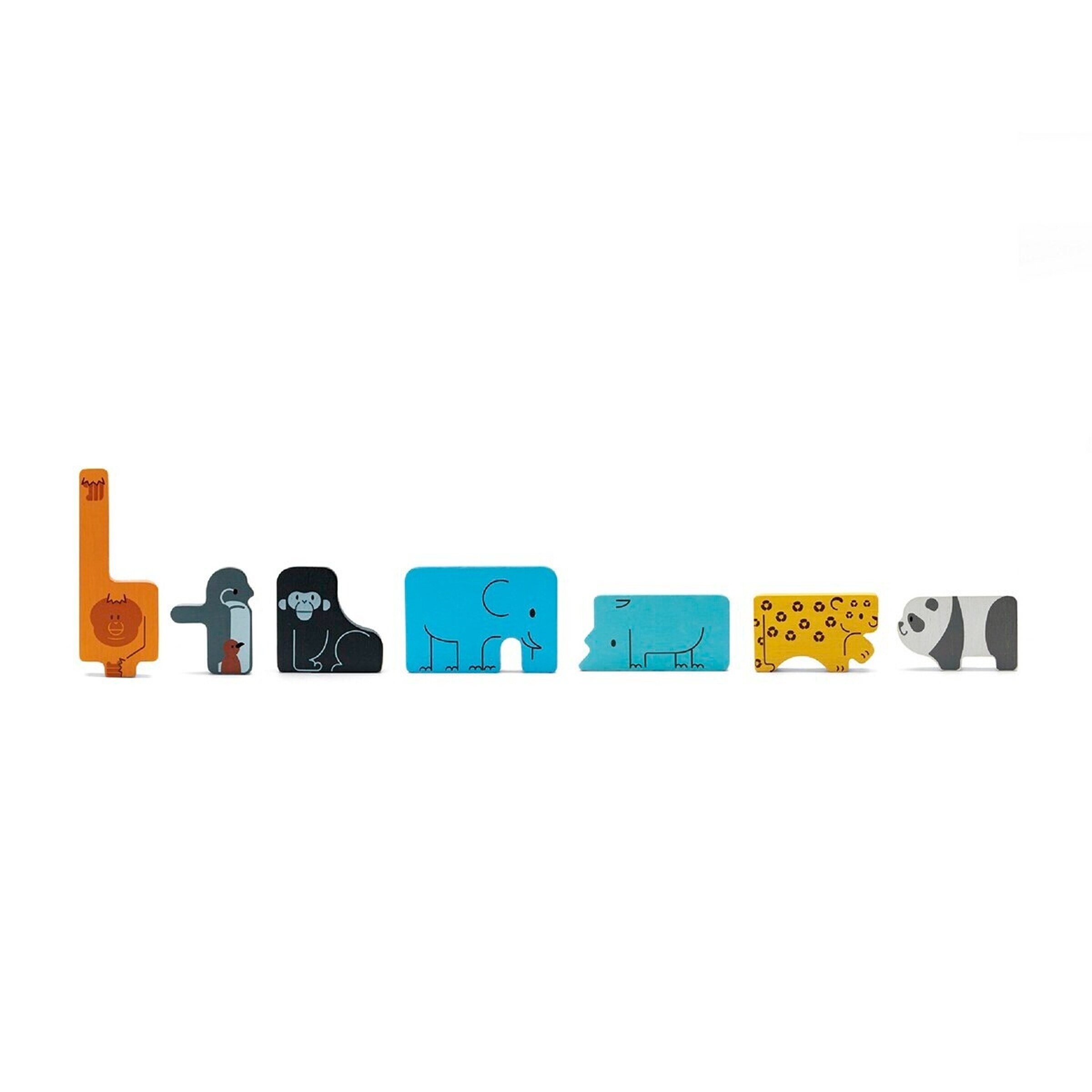PlanToys Rahmenpuzzle Tiere