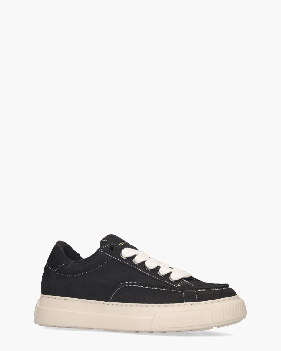 Nubikk Caldera Tora Zwart/Wit Damessneakers