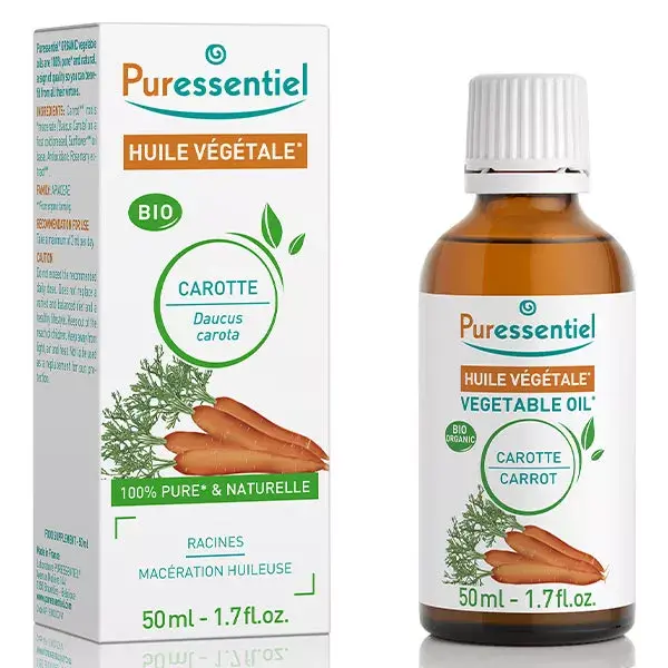 Puressentiel Óleo Vegetal 100% Orgânico de Cenoura - 50 ml