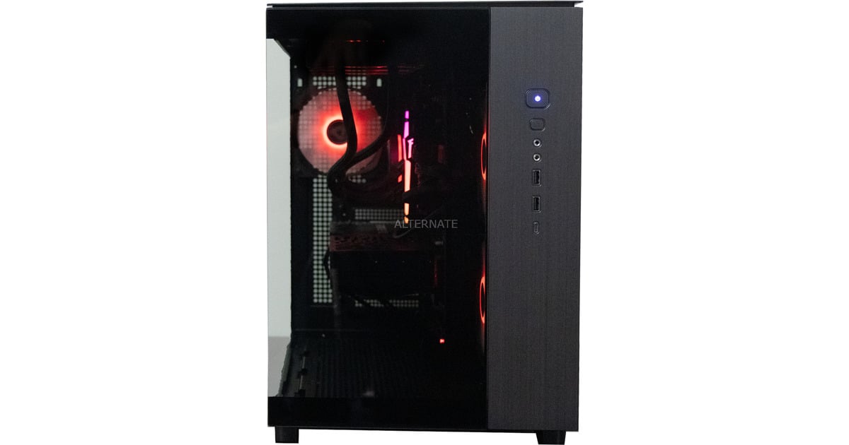 ALTERNATEThunderstorm Pro Ryzen 7 5070 Ti Limited Edition gaming pc  (Zwart | R7 9800X3D | RTX 5070 Ti | 32 GB | 2 TB SSD)