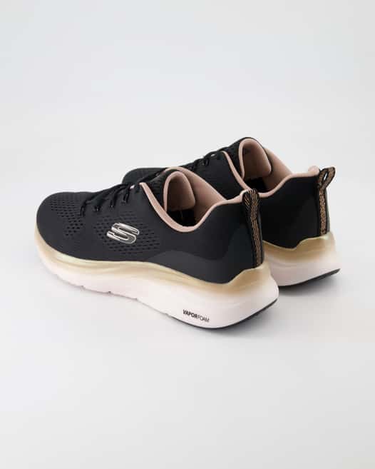 Skechers Vapor Foam-Midnight Glimmer Sneaker in Schwarz