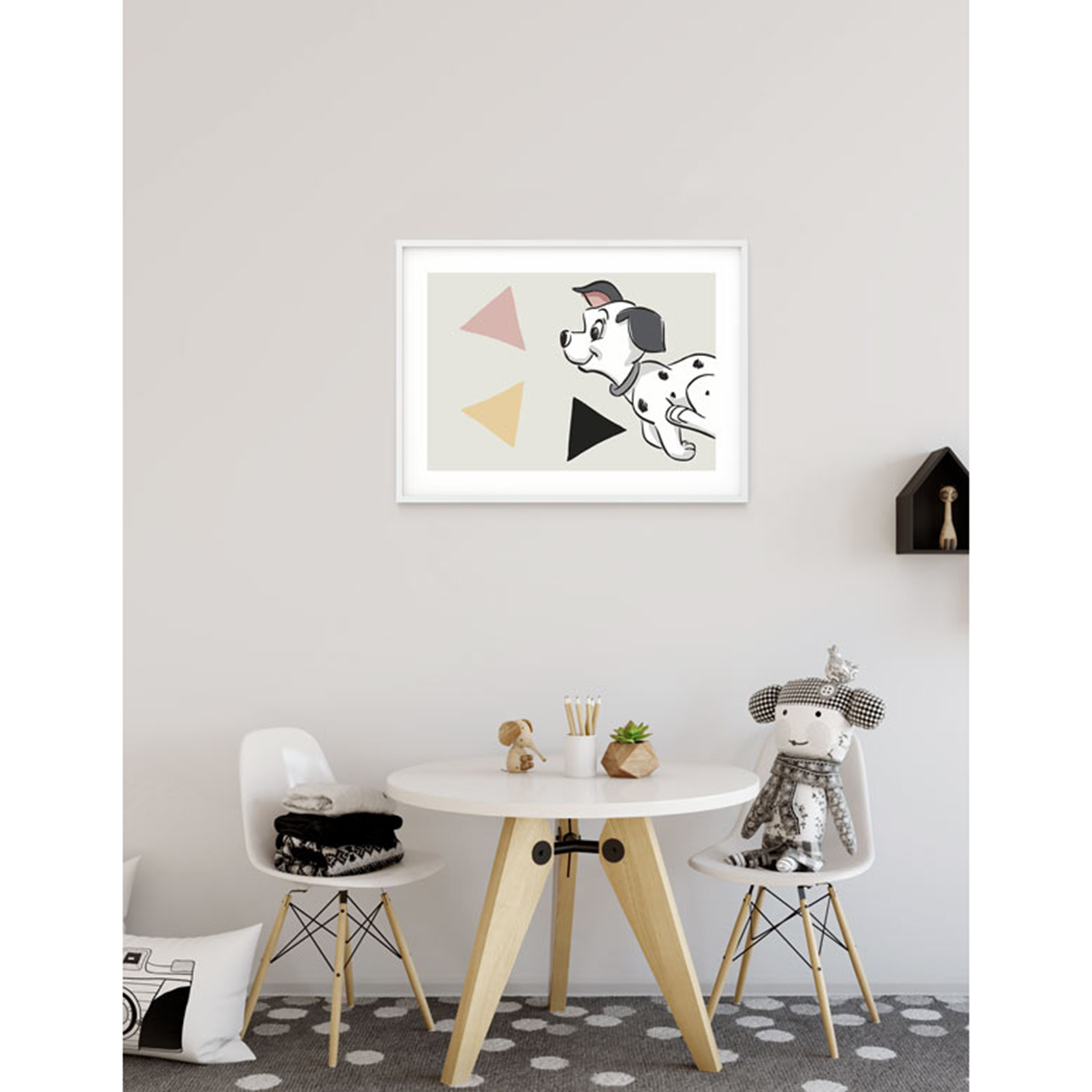 Wandbild 101 DALMATINER ANGLES - bunt - 70x50 cm