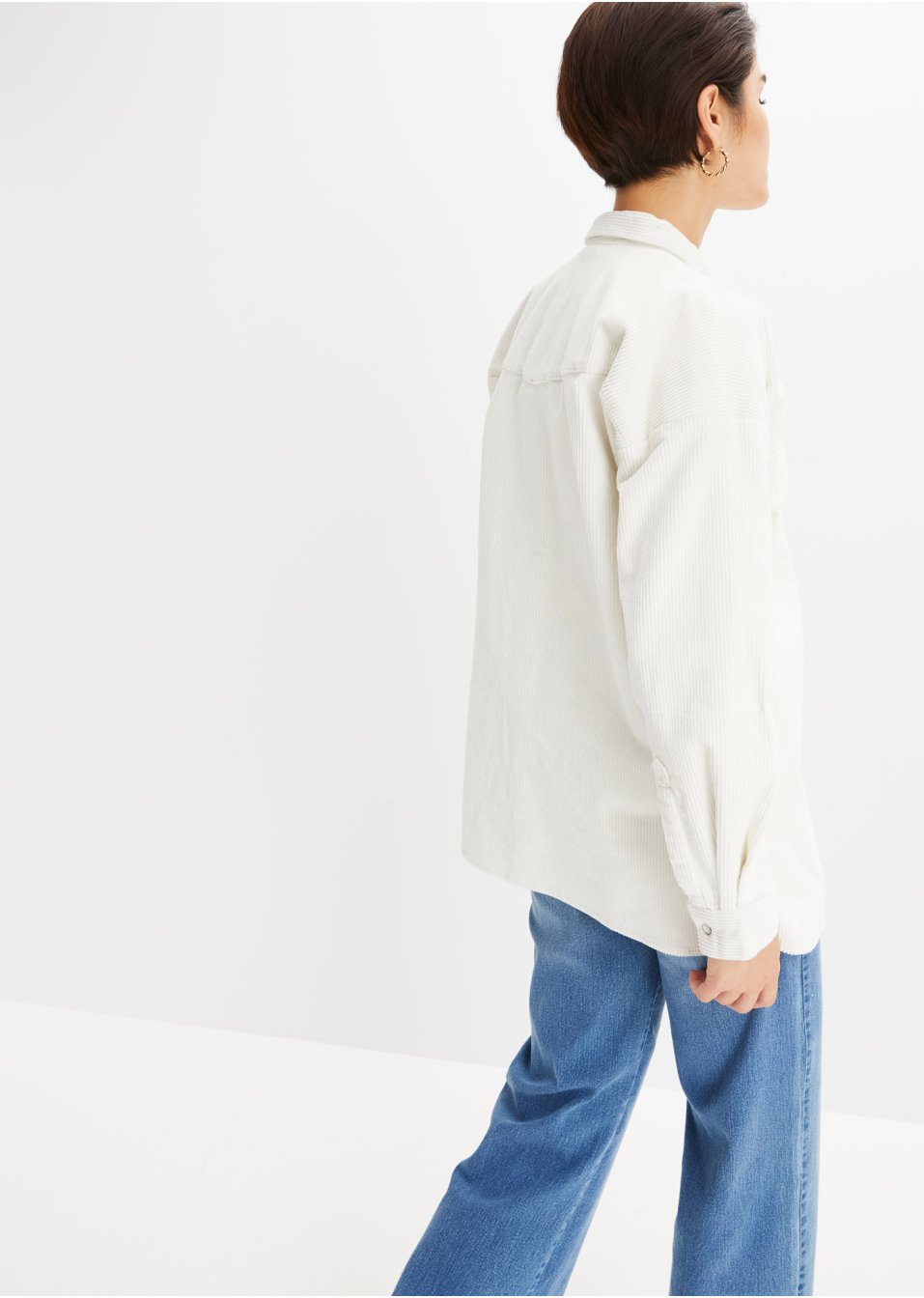 Chemise en velours côtelé