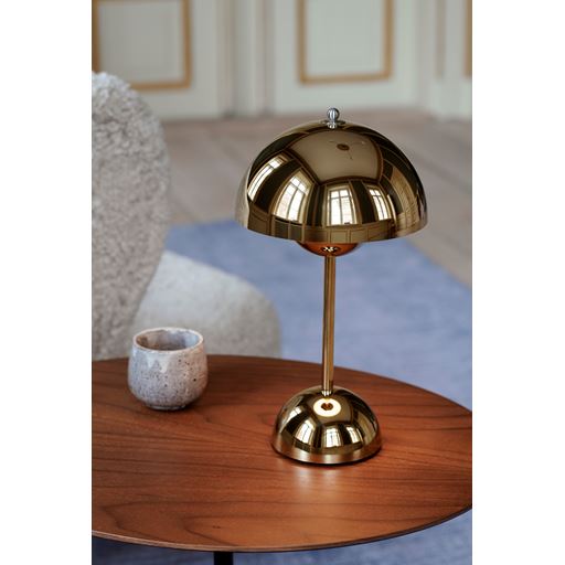 &Tradition Flowerpot VP9 Bordlampe, Messing Belagt, Ø16 cm