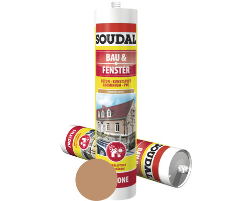 Soudal 1K Bouw- & Raamsilicone Beuken 300 ml