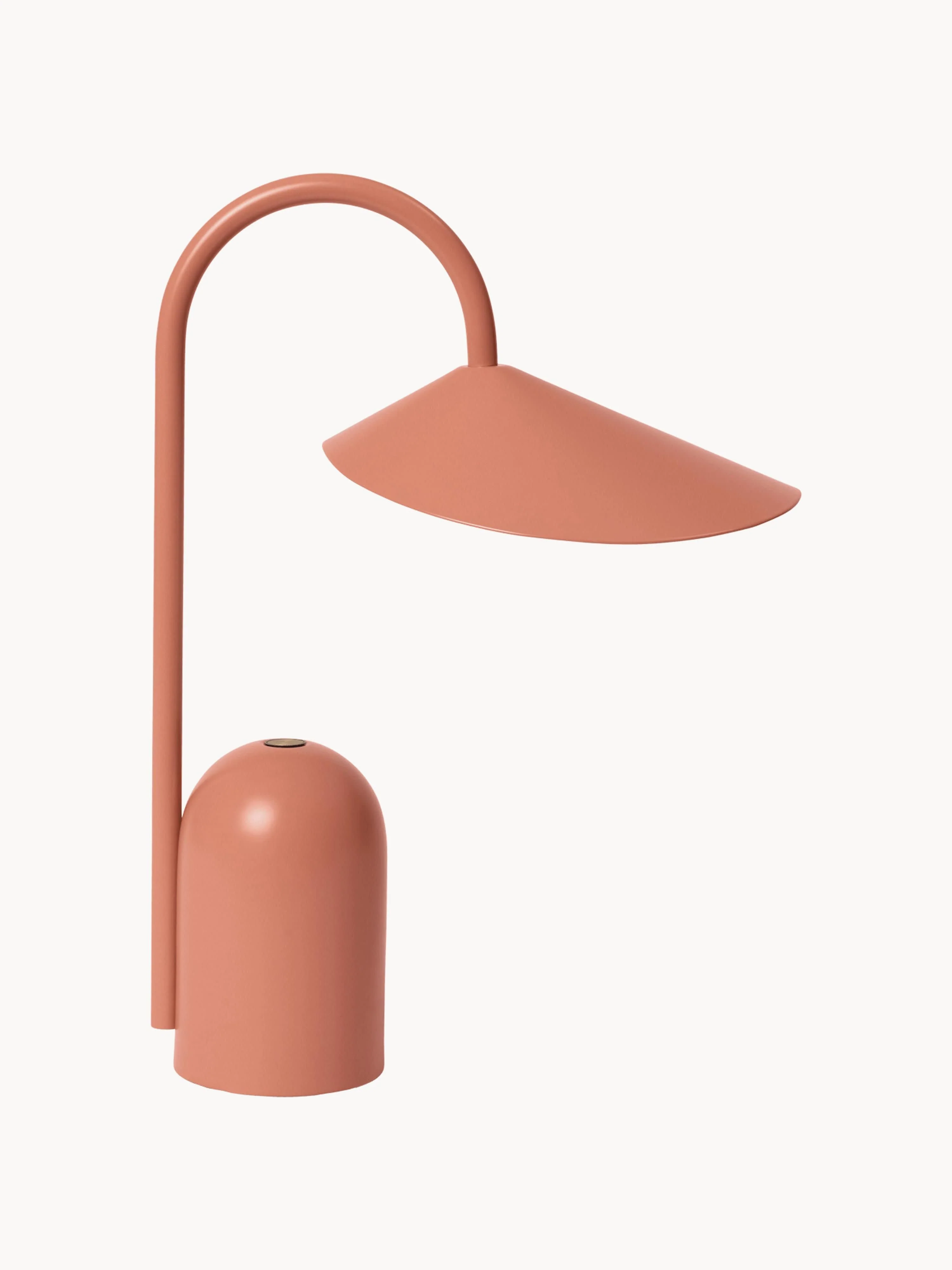 Kleine mobiele LED-tafellamp Arum, dimbaar