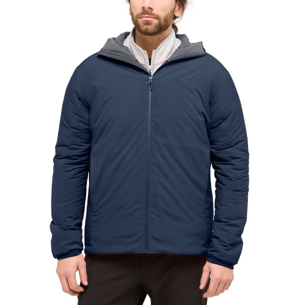 Doudoune randonnée HAGLÖFS MIMIC ALERT HOOD M TARN BLUE