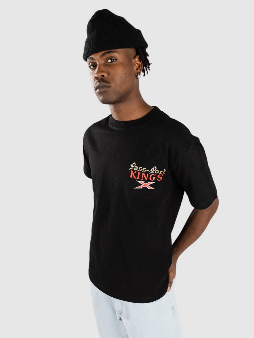 Pass Port Kings X T-Shirt black