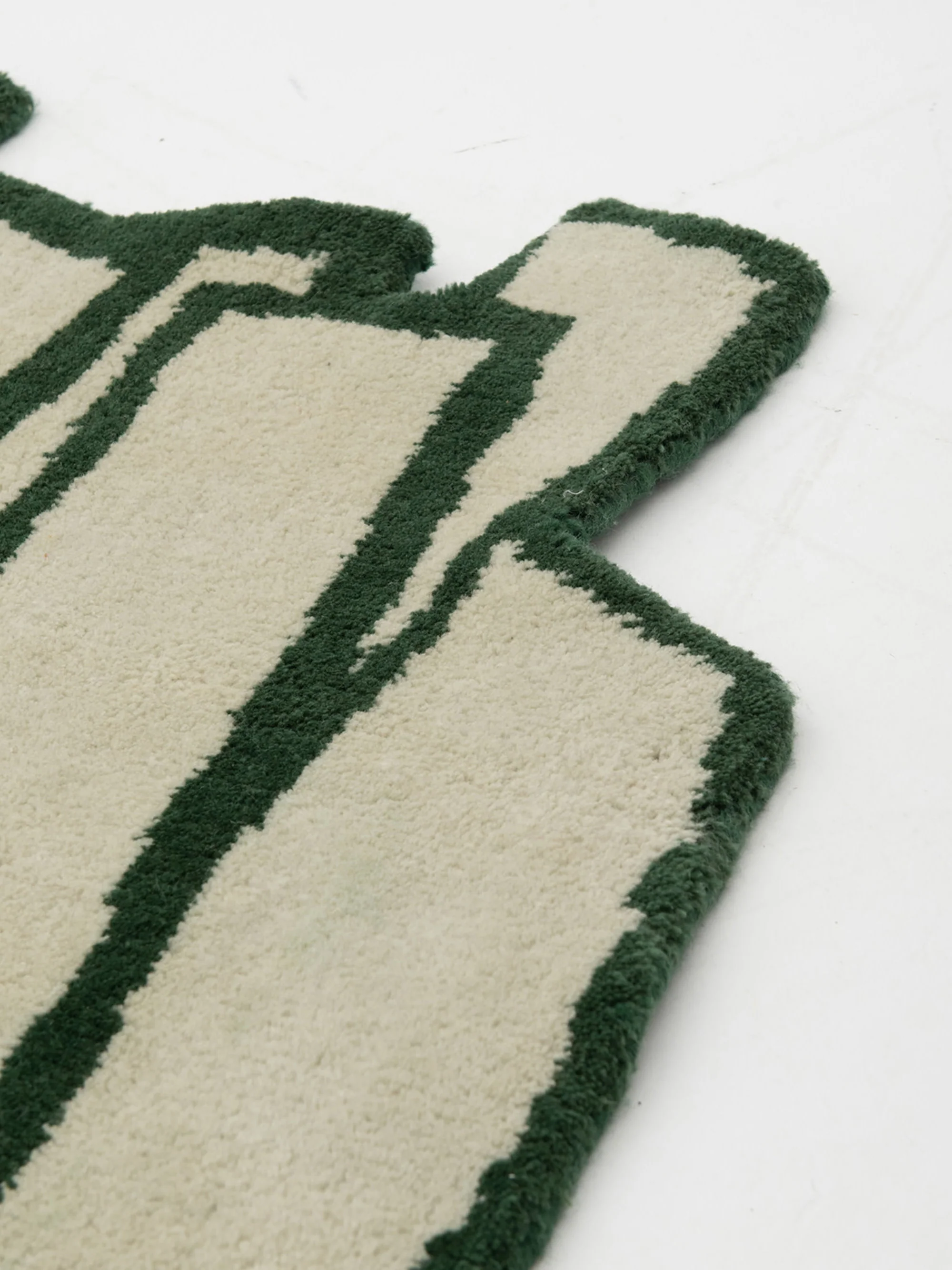 Handgeknoopt wollen vloerkleed Contour