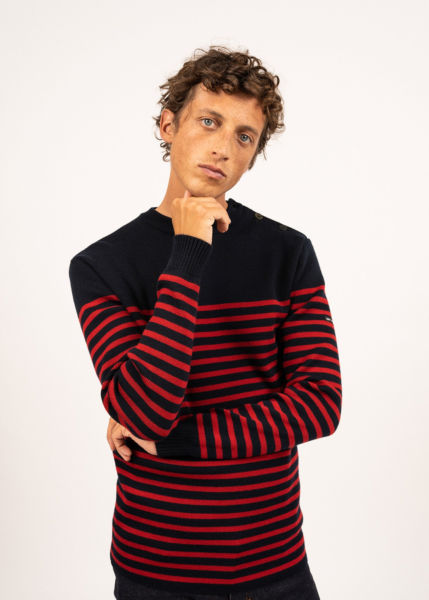 Pull marin rayé Rochefort